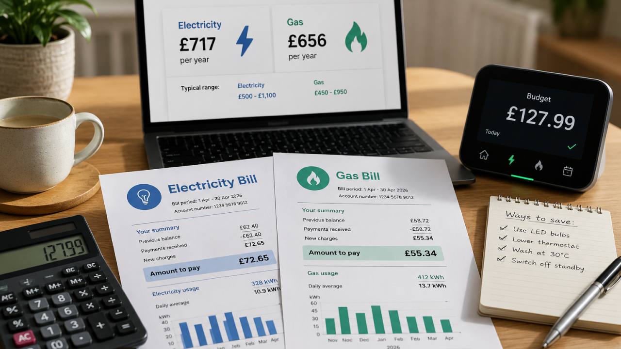 Average Gas and Electricity Bills in the UK 2026: What's Normal?