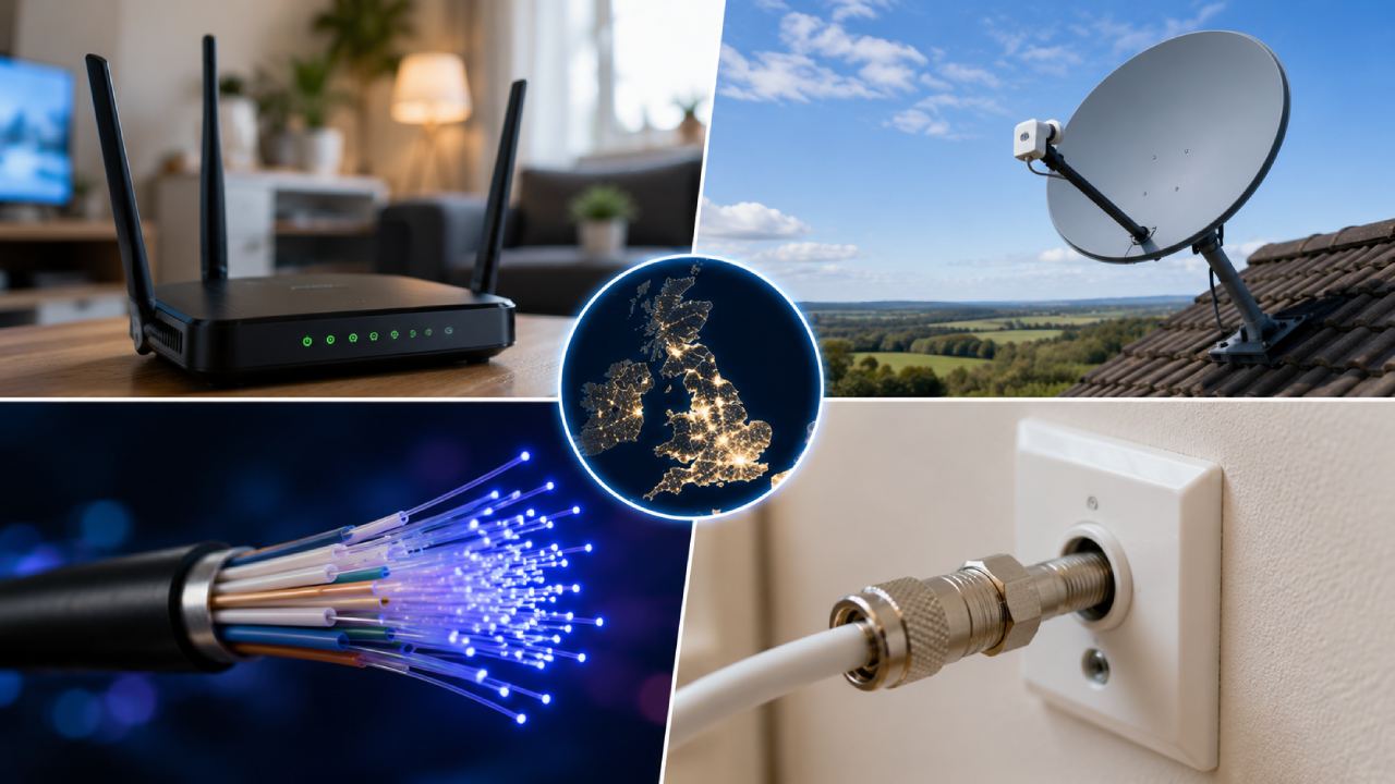 Types of Broadband in the UK Explained (2026)