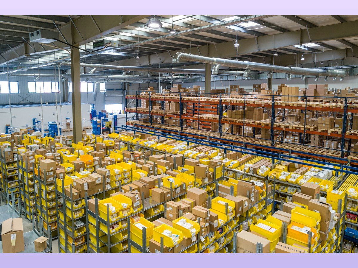 Small business warehouse interior — SME business gas context