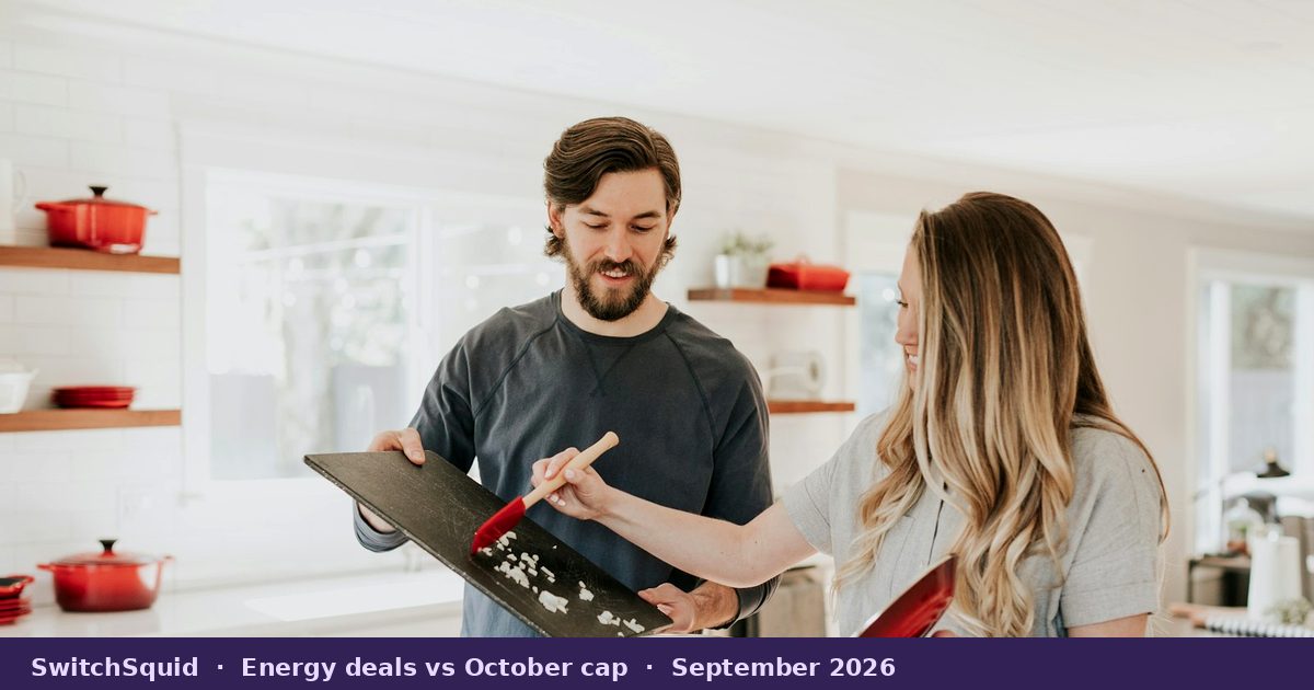 Cheapest energy deals UK September 2026 vs the October £1,723 price cap