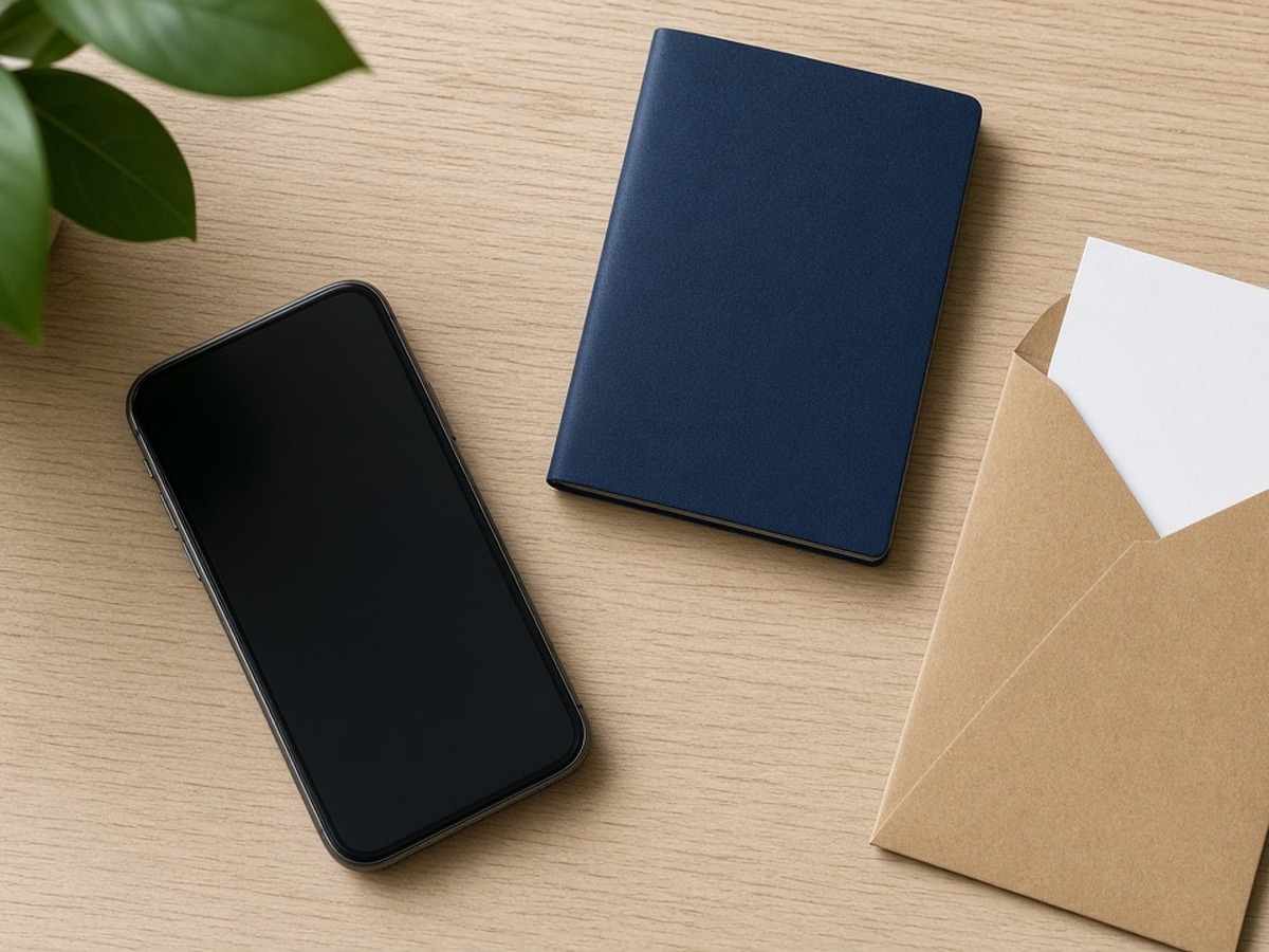 Smartphone on a desk — EU roaming SIM only UK travel lifestyle