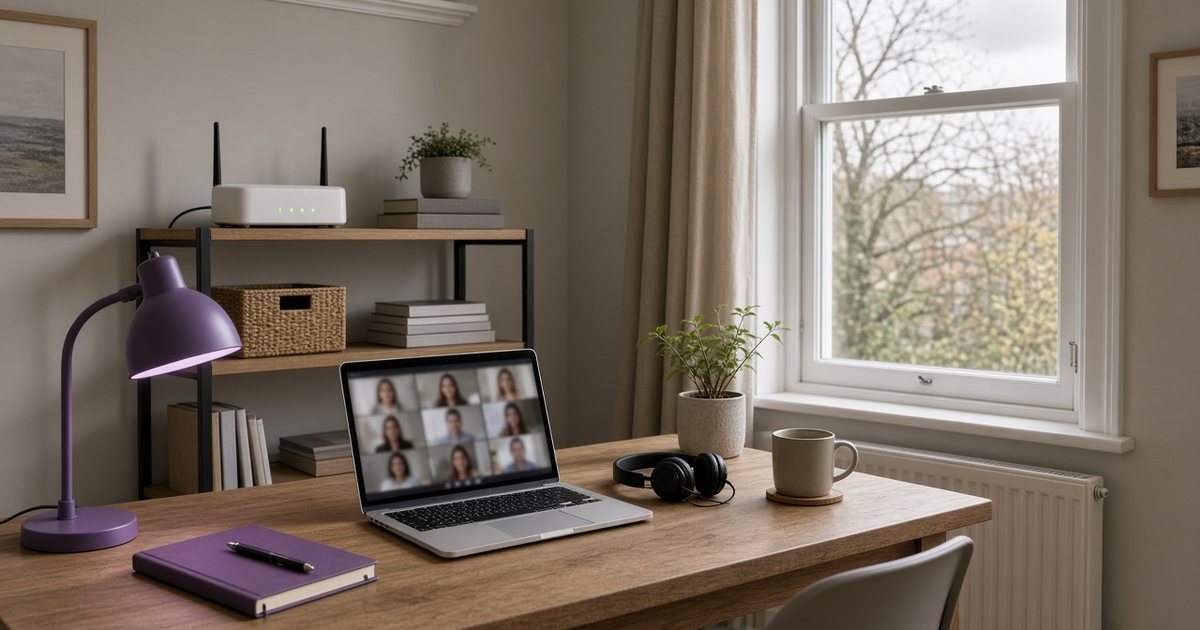 Best broadband for working from home UK October 2026: speed per person and reliability